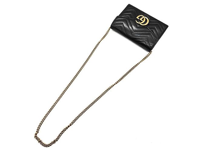 Gucci Borsa a tracolla Marmont Matelassé Nero - vista 4