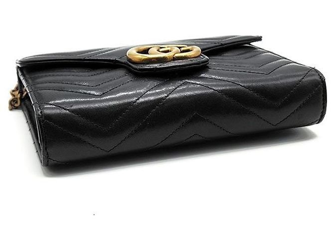 Gucci Borsa a tracolla Marmont Matelassé Nero - vista 7