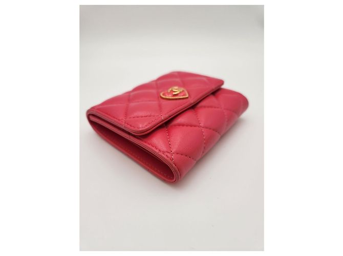Chanel Heart Wallet Hot Pink - Ansicht 10