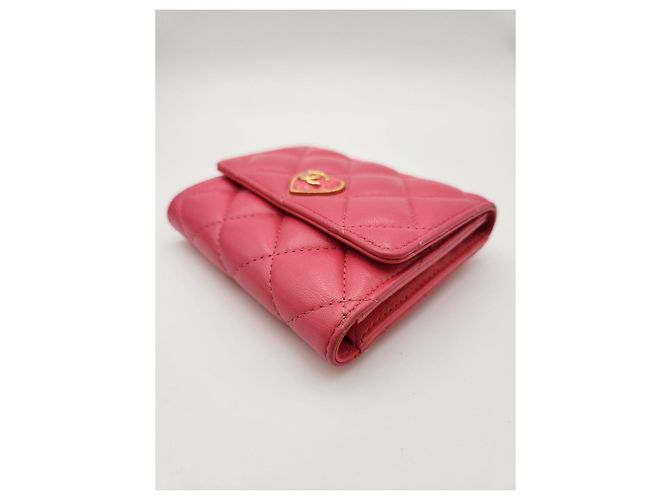 Chanel Heart Wallet Hot Pink - Ansicht 11