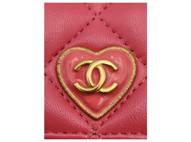 Chanel Heart Wallet Hot Pink - Ansicht 12