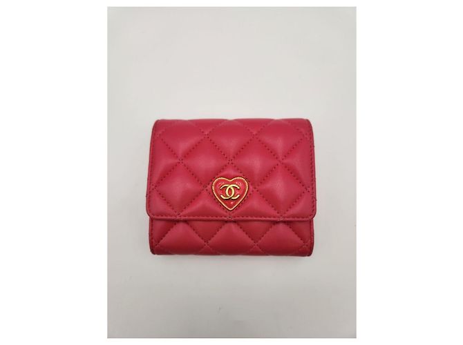 Chanel Heart Wallet Hot Pink - Ansicht 5