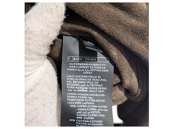 Tom Ford Giacca Bomber Rider in scamosciato marrone - vista 9