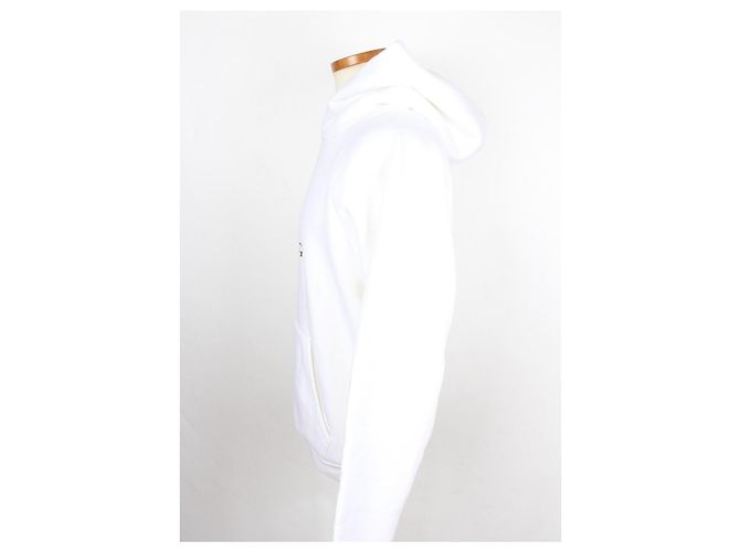 Balenciaga Moletom com capuz de fleece Branco - vista 2