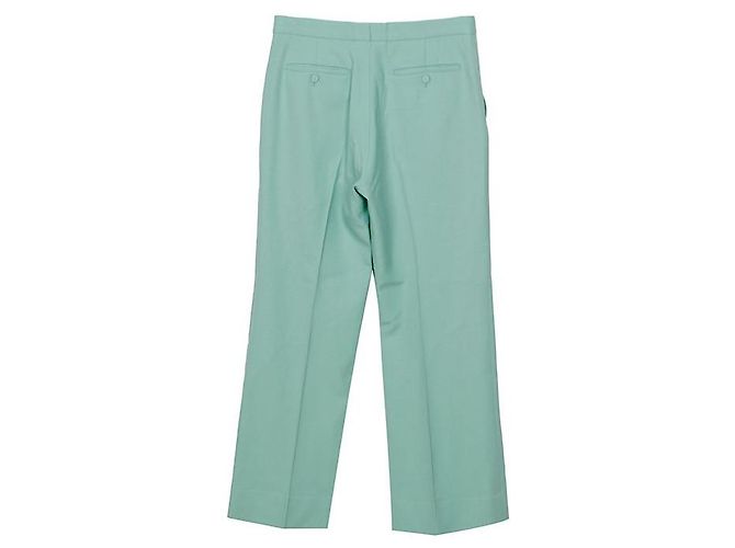 Gucci Mint Fine Wool Pants Size Green - view 2