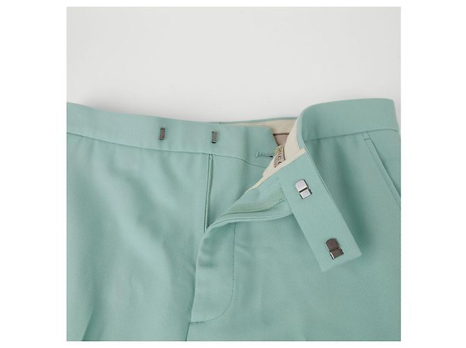 Gucci Mint Fine Wool Pants Size Green - view 4