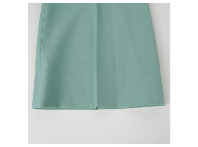 Gucci Mint Fine Wool Pants Size Green - view 5