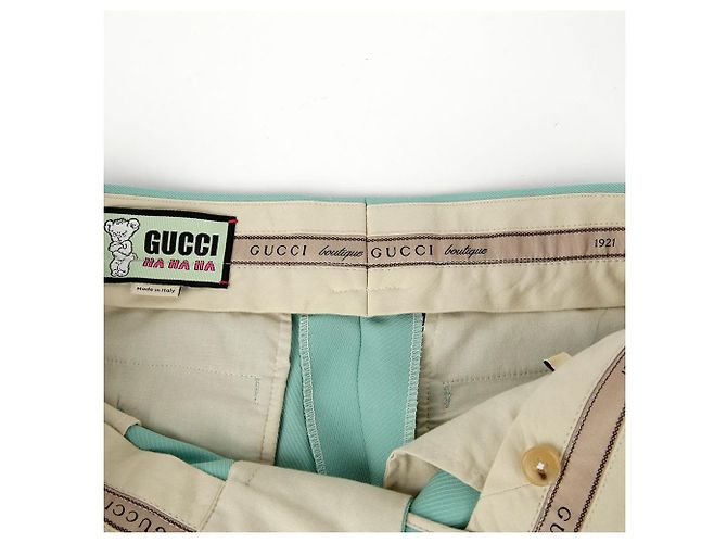Gucci Mint Fine Wool Pants Size Green - view 8