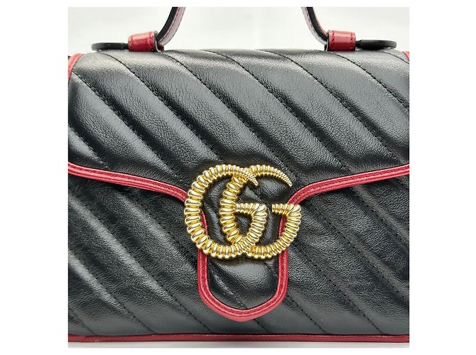 Gucci GG Marmont Matelassé Top Handle Bag Mini Handtasche Mehrfarben - Ansicht 10