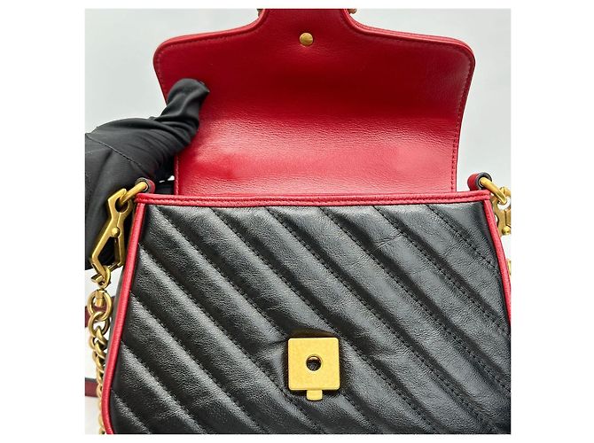 Gucci GG Marmont Matelassé Top Handle Bag Mini Handtasche Mehrfarben - Ansicht 11