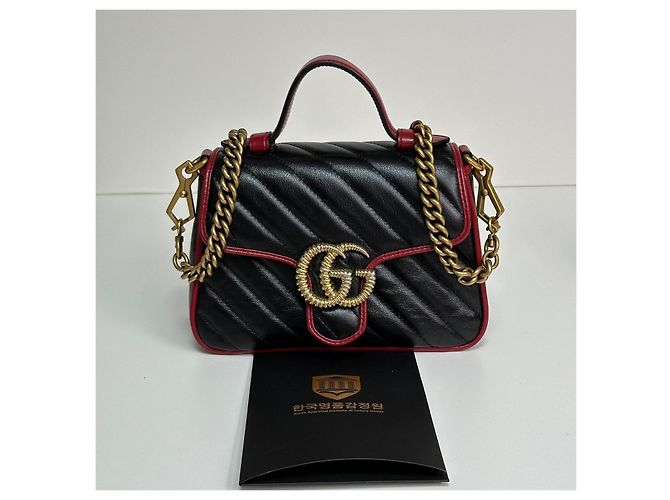 Gucci GG Marmont Matelassé Top Handle Bag Mini Handtasche Mehrfarben - Ansicht 3