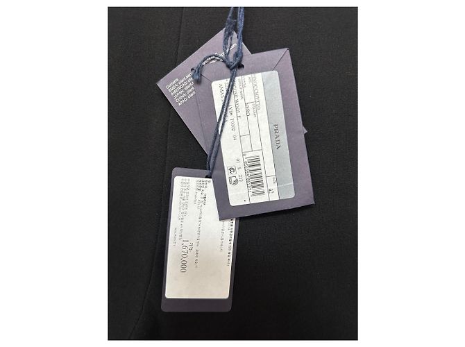 Prada Strick-Biker-Hose mit Dreieckslogo Silber - Ansicht 7