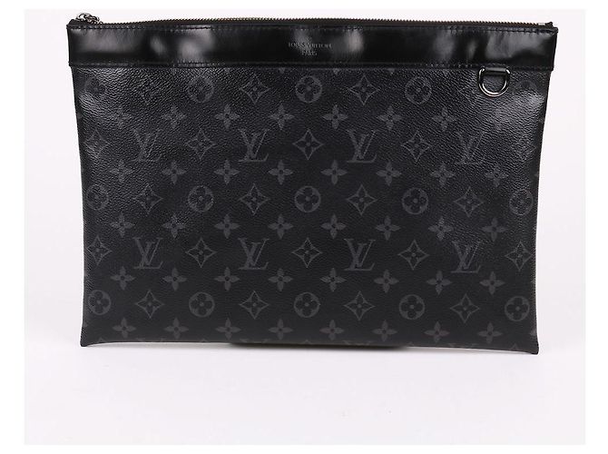 Louis Vuitton Pochette Discovery GM Clutch Bag Schwarz - Ansicht 2