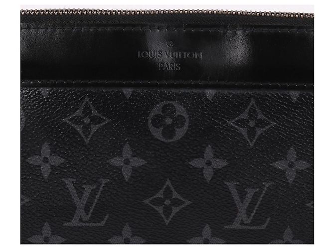 Louis Vuitton Pochette Discovery GM Clutch Bag Schwarz - Ansicht 3