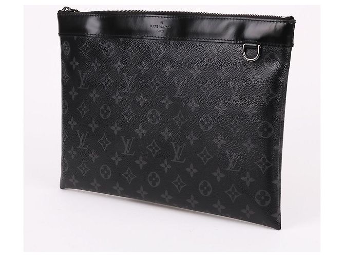 Louis Vuitton Pochette Discovery GM Clutch Bag Schwarz - Ansicht 4