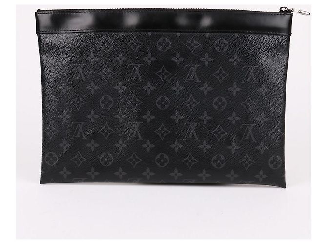 Louis Vuitton Pochette Discovery GM Clutch Bag Schwarz - Ansicht 5