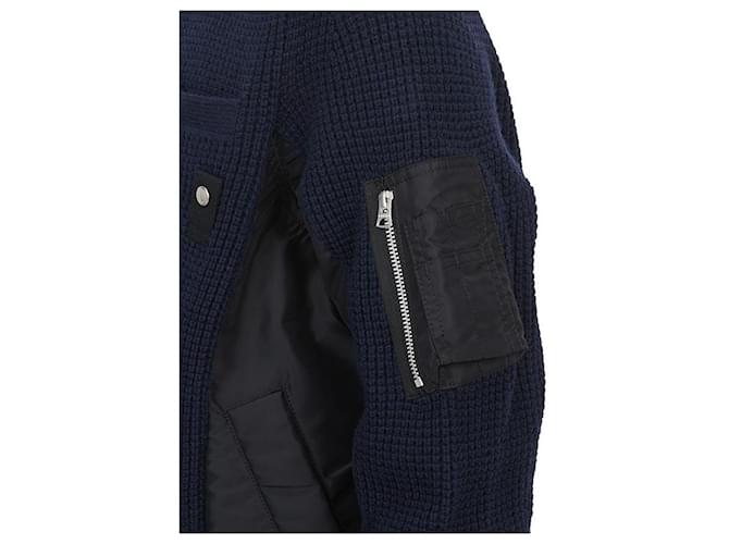 Sacai Strickware für Herren Schwarz - Ansicht 10