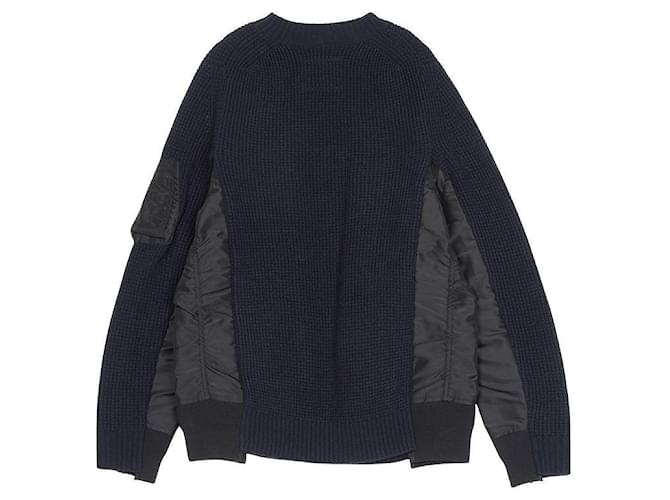 Sacai Strickware für Herren Schwarz - Ansicht 3