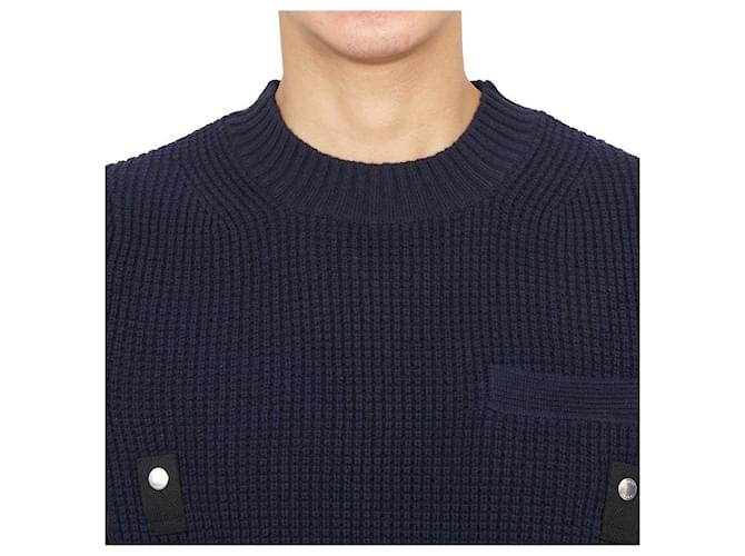 Sacai Strickware für Herren Schwarz - Ansicht 8