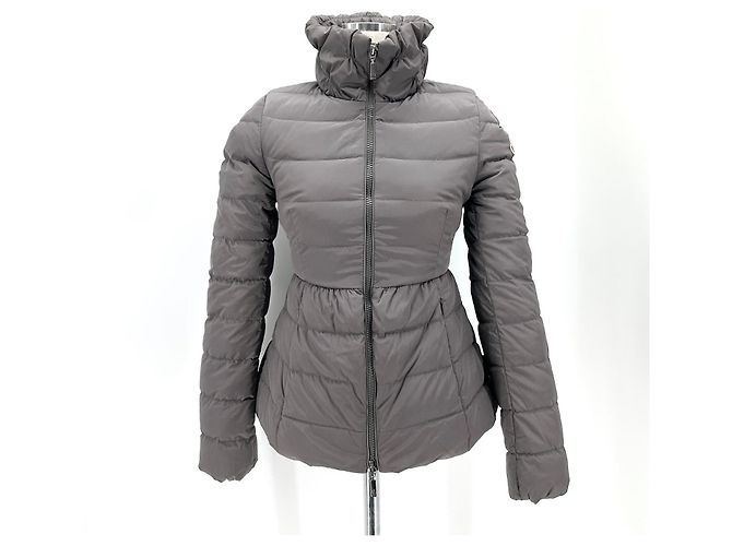 Moncler Damen Steppjacke mit hohem Kragen Braun - Ansicht 2