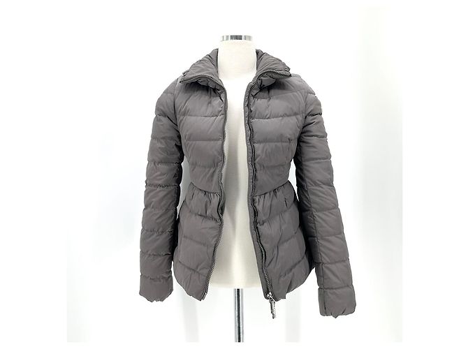 Moncler Damen Steppjacke mit hohem Kragen Braun - Ansicht 3