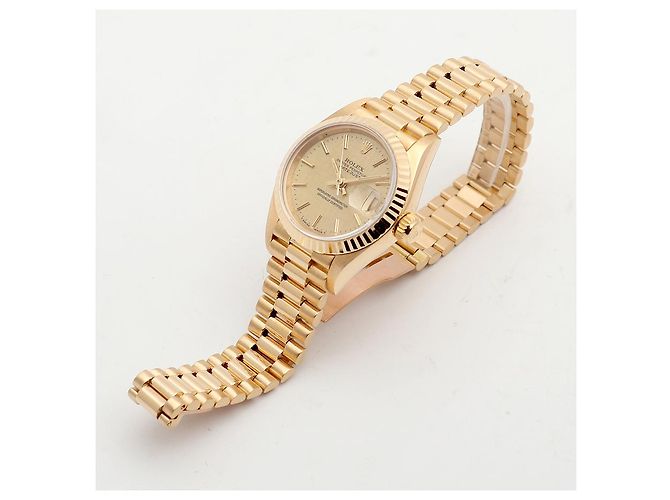 Rolex Reloj Datejust de oro para mujer con índice de oro Dorado - vista 18