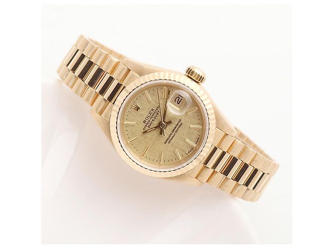 Rolex Reloj Datejust de oro para mujer con índice de oro Dorado - vista 20
