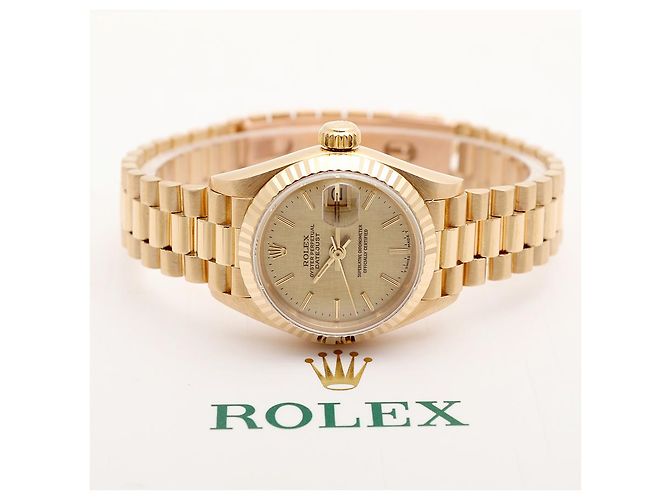 Rolex Reloj Datejust de oro para mujer con índice de oro Dorado - vista 21