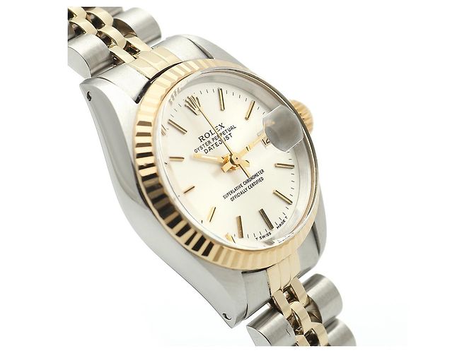 Rolex Orologio Datejust da donna combinato Vintage Argento - vista 11
