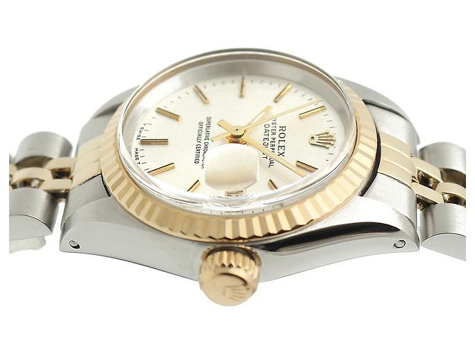 Rolex Orologio Datejust da donna combinato Vintage Argento - vista 12