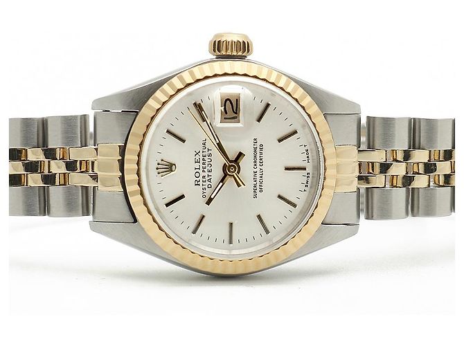 Rolex Orologio Datejust da donna combinato Vintage Argento - vista 18