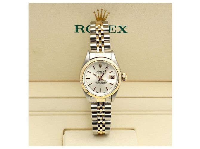 Rolex Orologio Datejust da donna combinato Vintage Argento - vista 2