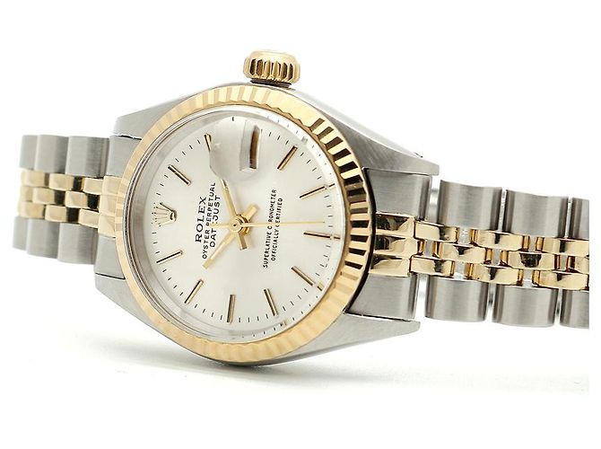 Rolex Orologio Datejust da donna combinato Vintage Argento - vista 20