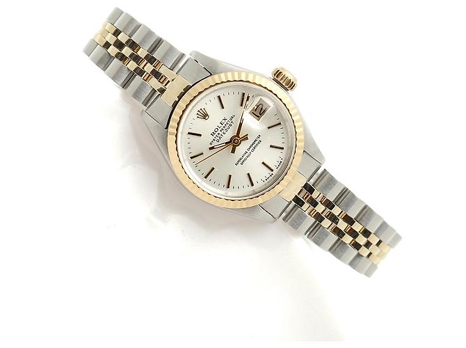 Rolex Orologio Datejust da donna combinato Vintage Argento - vista 21