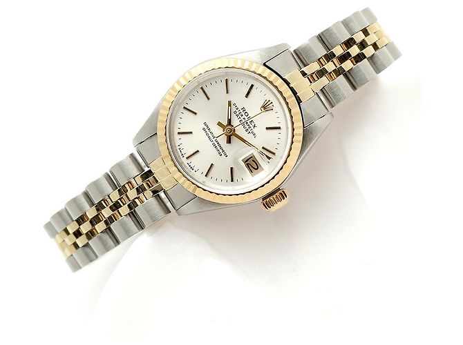 Rolex Orologio Datejust da donna combinato Vintage Argento - vista 22