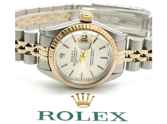 Rolex Orologio Datejust da donna combinato Vintage Argento - vista 23