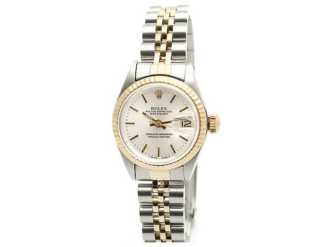 Rolex Orologio Datejust da donna combinato Vintage Argento - vista 8