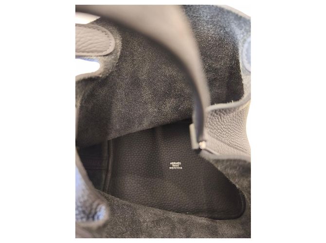 Hermès Picotin Gray Castaño - vista 14