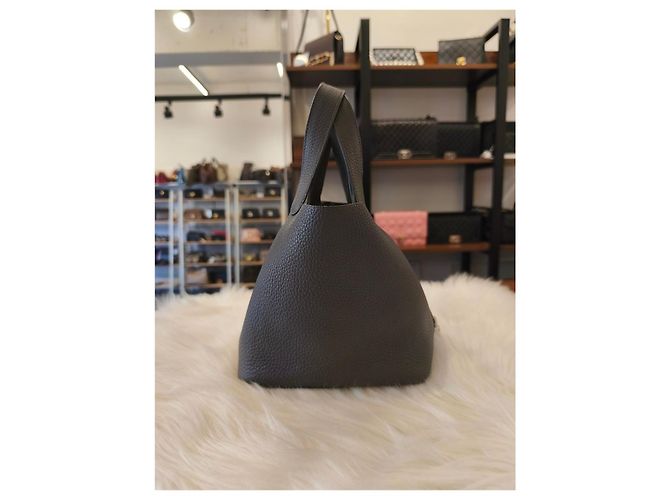 Hermès Picotin Gray Castaño - vista 7