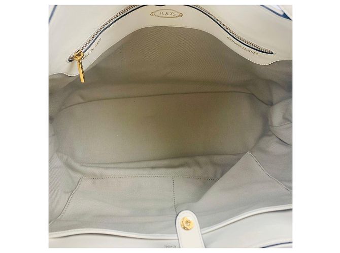 Tod's Borsa a tracolla in pelle Bianco - vista 5