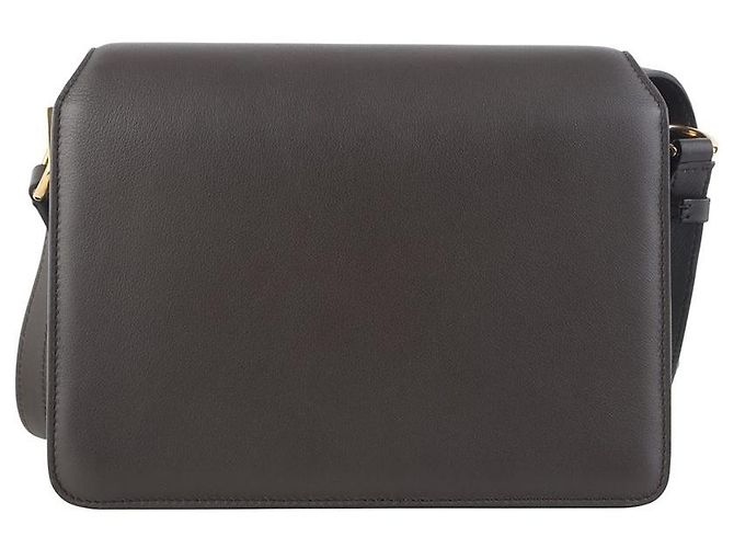 Salvatore Ferragamo Borsa a tracolla Joann con chiusura Gancini dorata Marrone - vista 3