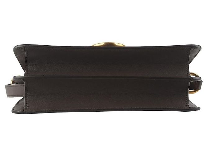 Salvatore Ferragamo Borsa a tracolla Joann con chiusura Gancini dorata Marrone - vista 6