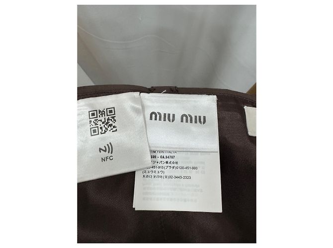 Miu Miu Falda de algodón Hanama nueva Talla Multicolor - vista 3