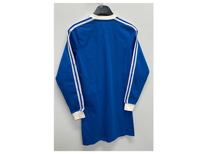 Vestido de jersey de algodón Gucci Adidas Azul - vista 6