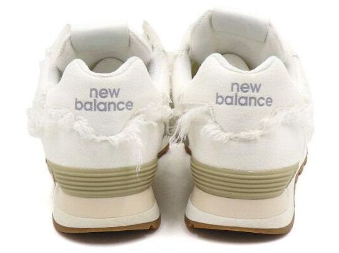 Miu Miu Sneakers New Balance Denim White Unisex Bianco - vista 6