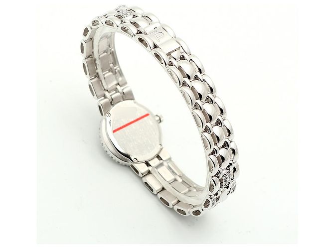 Piaget Weißgold Original Diamant Full Pavé Kleine Damen Armbanduhr - Ansicht 18