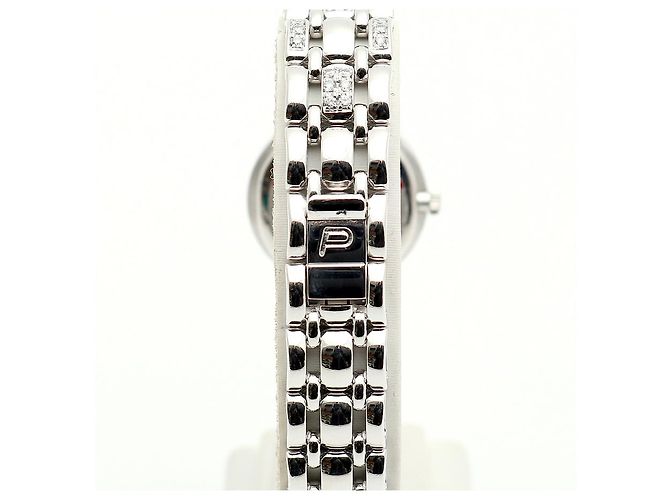 Piaget Weißgold Original Diamant Full Pavé Kleine Damen Armbanduhr - Ansicht 8