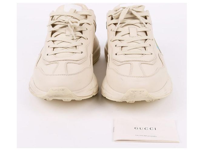 Gucci Sneakers Rhyton Star Print da uomo Bianco - vista 10