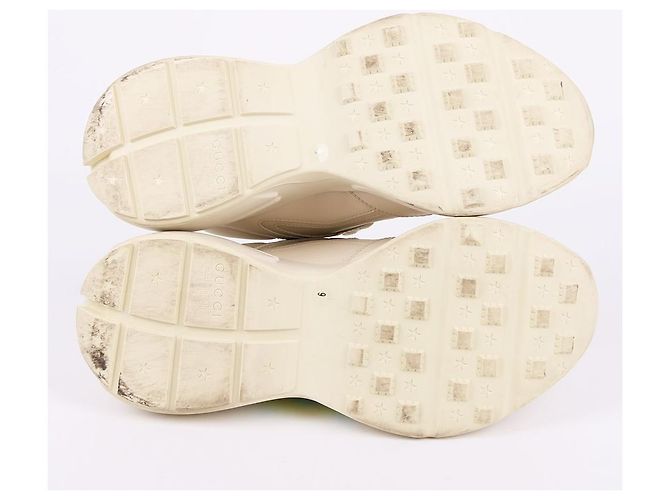 Gucci Sneakers Rhyton Star Print da uomo Bianco - vista 8