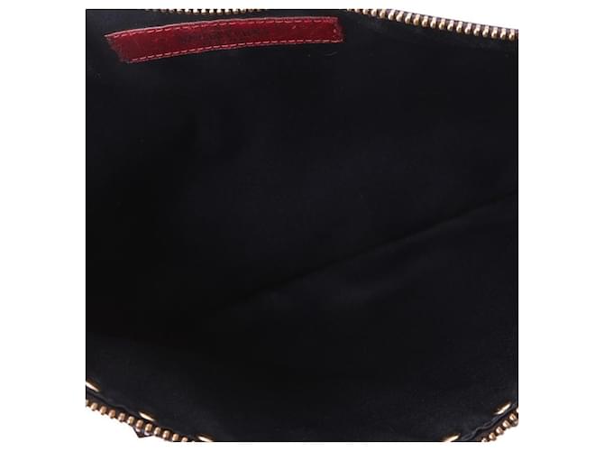 Valentino Clutch Rockstud con zip Blu - vista 7